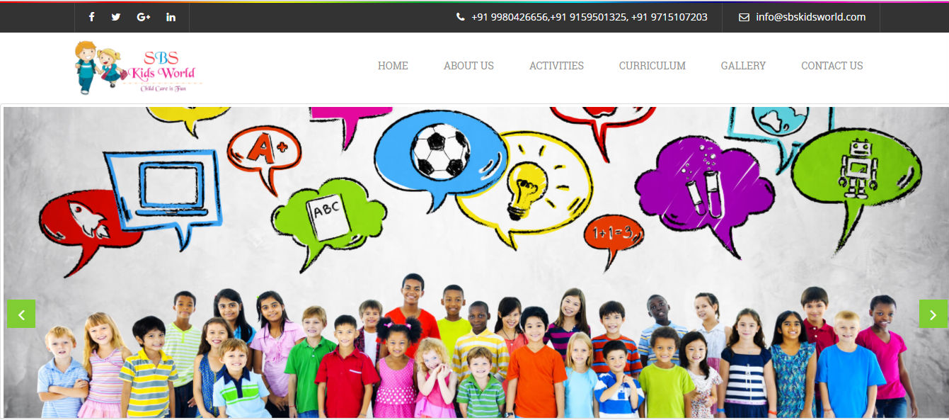 Best School In SBS KIDS WORLD. 